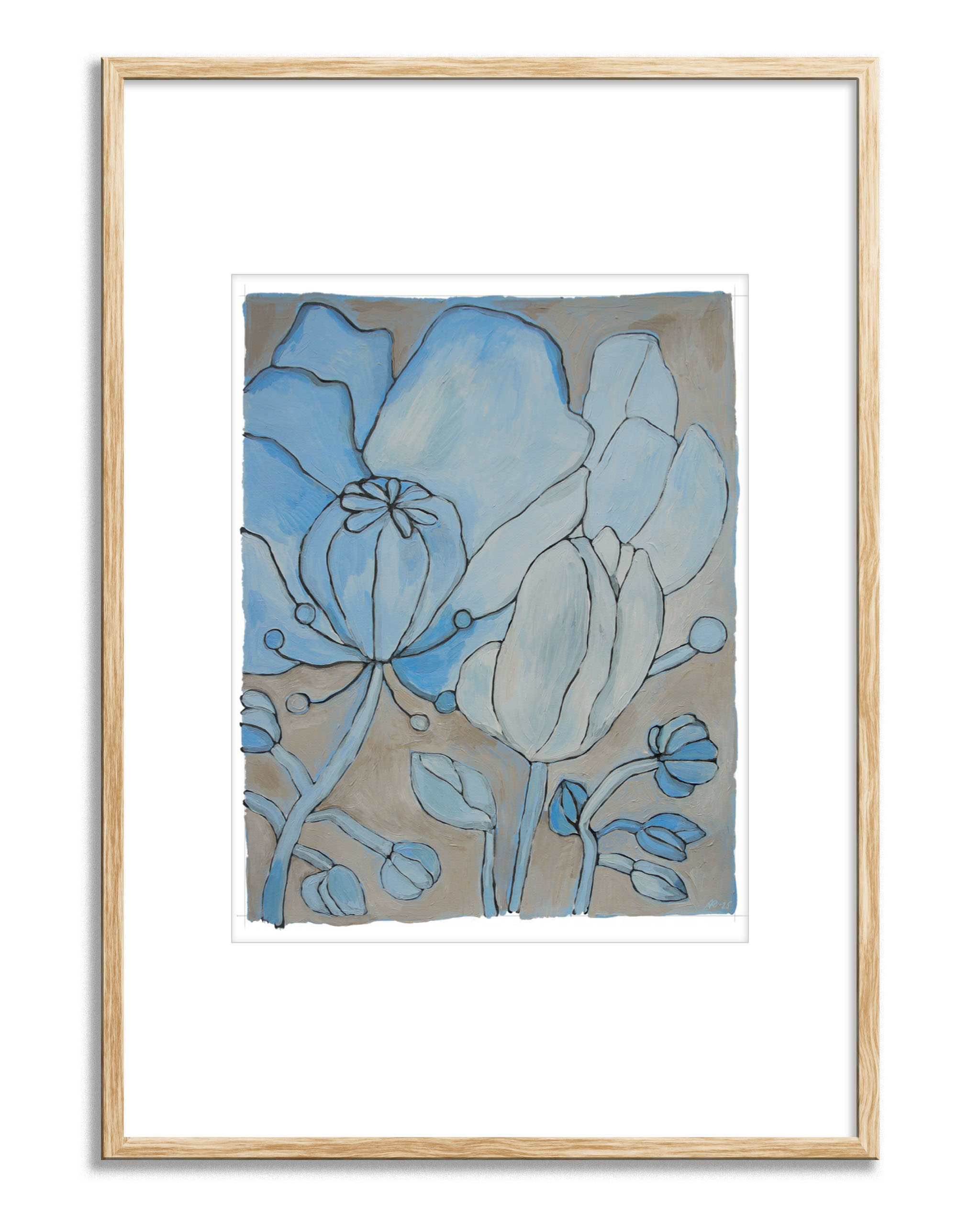 Ett blått hav print - Blå - Bild 4