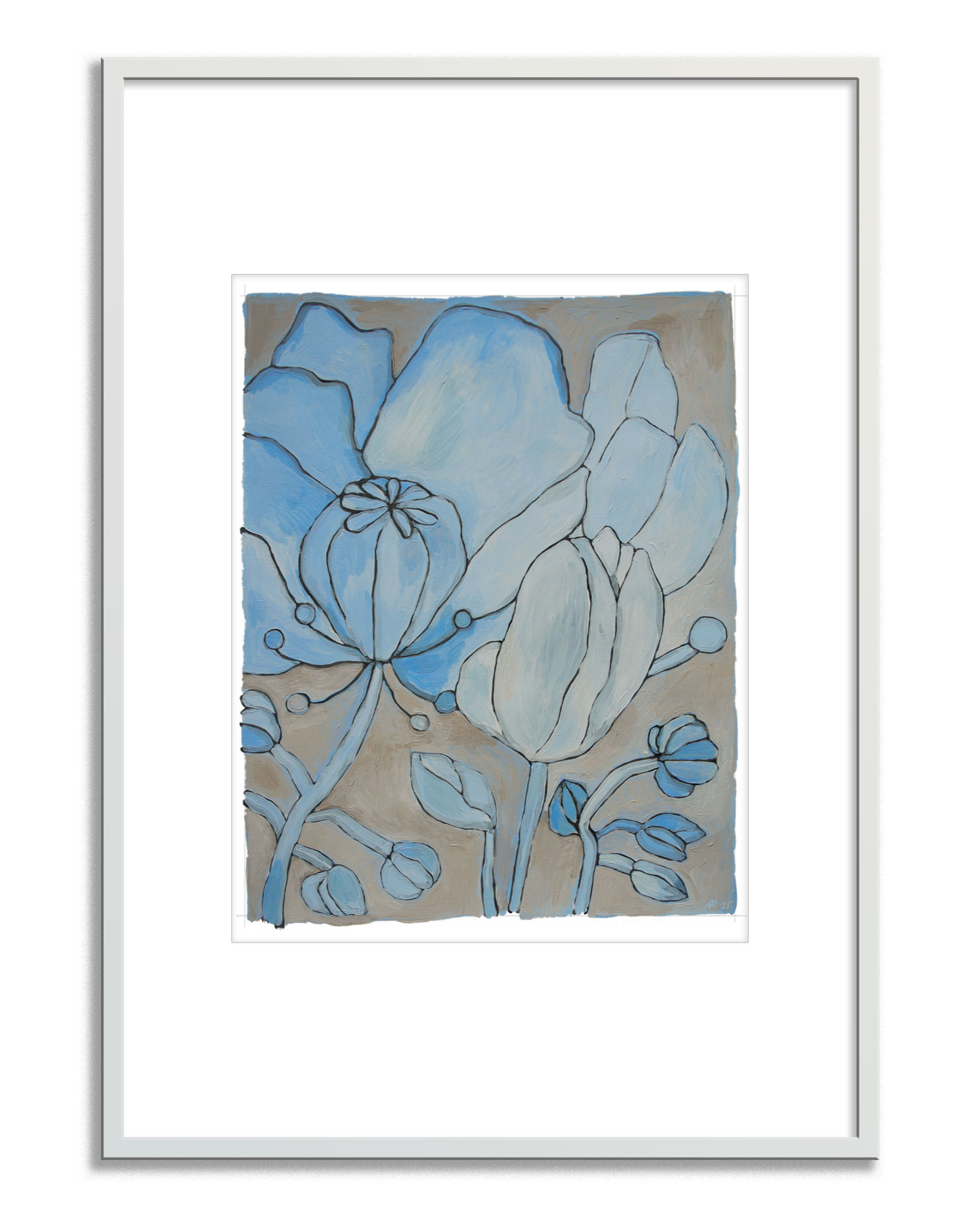 Ett blått hav print - Blå - Bild 3