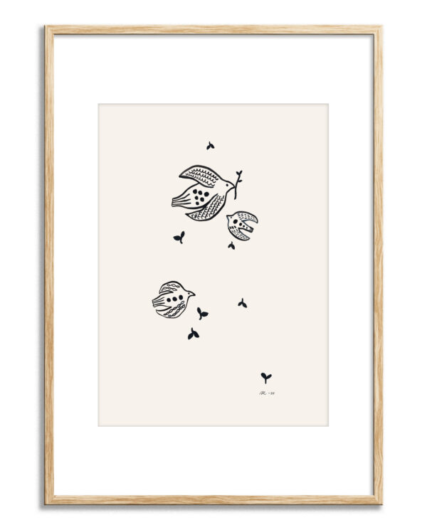 Fåglarna 02 print - Rörelse