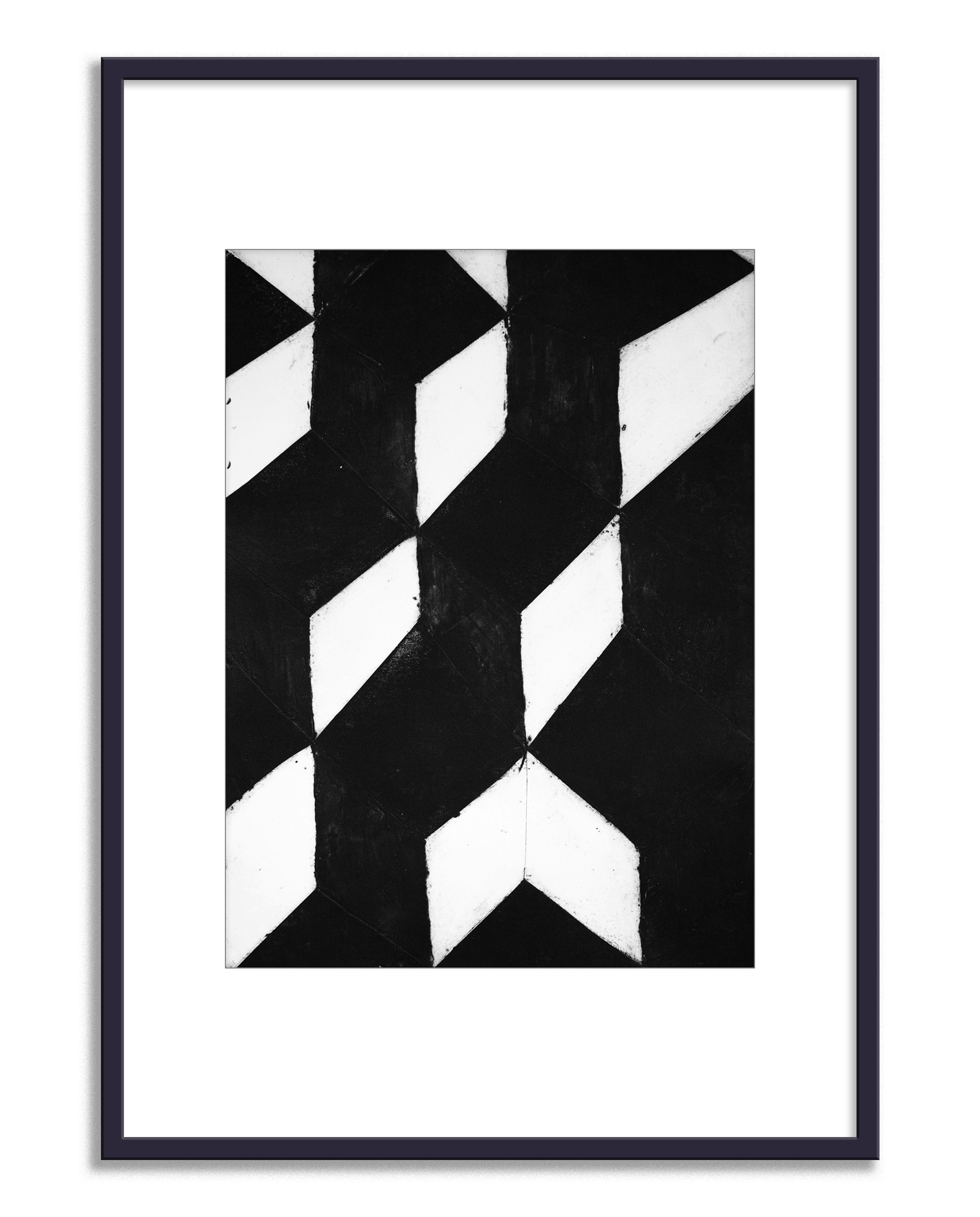 Kuberna print - Skuggor