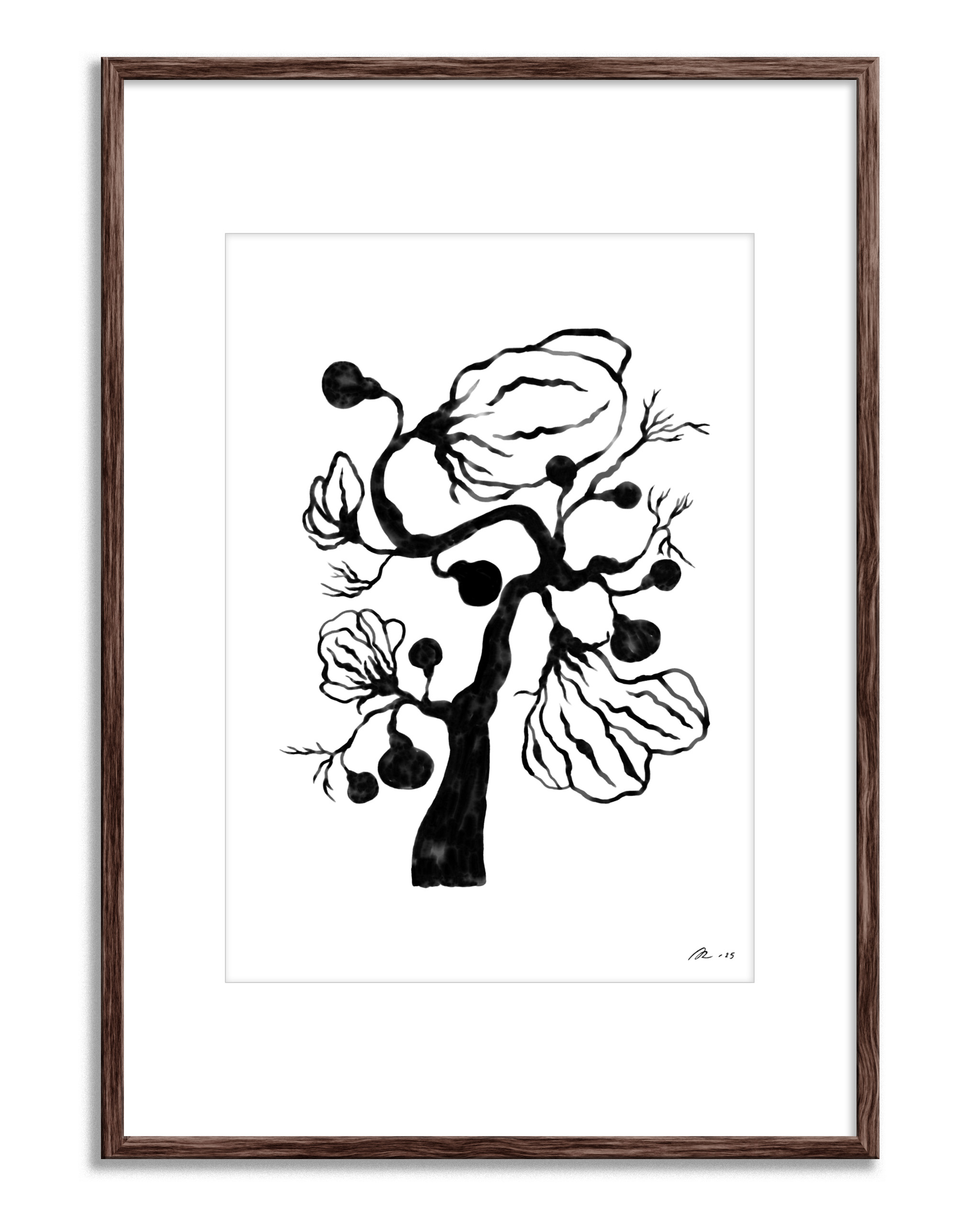 Trädet print - Floral